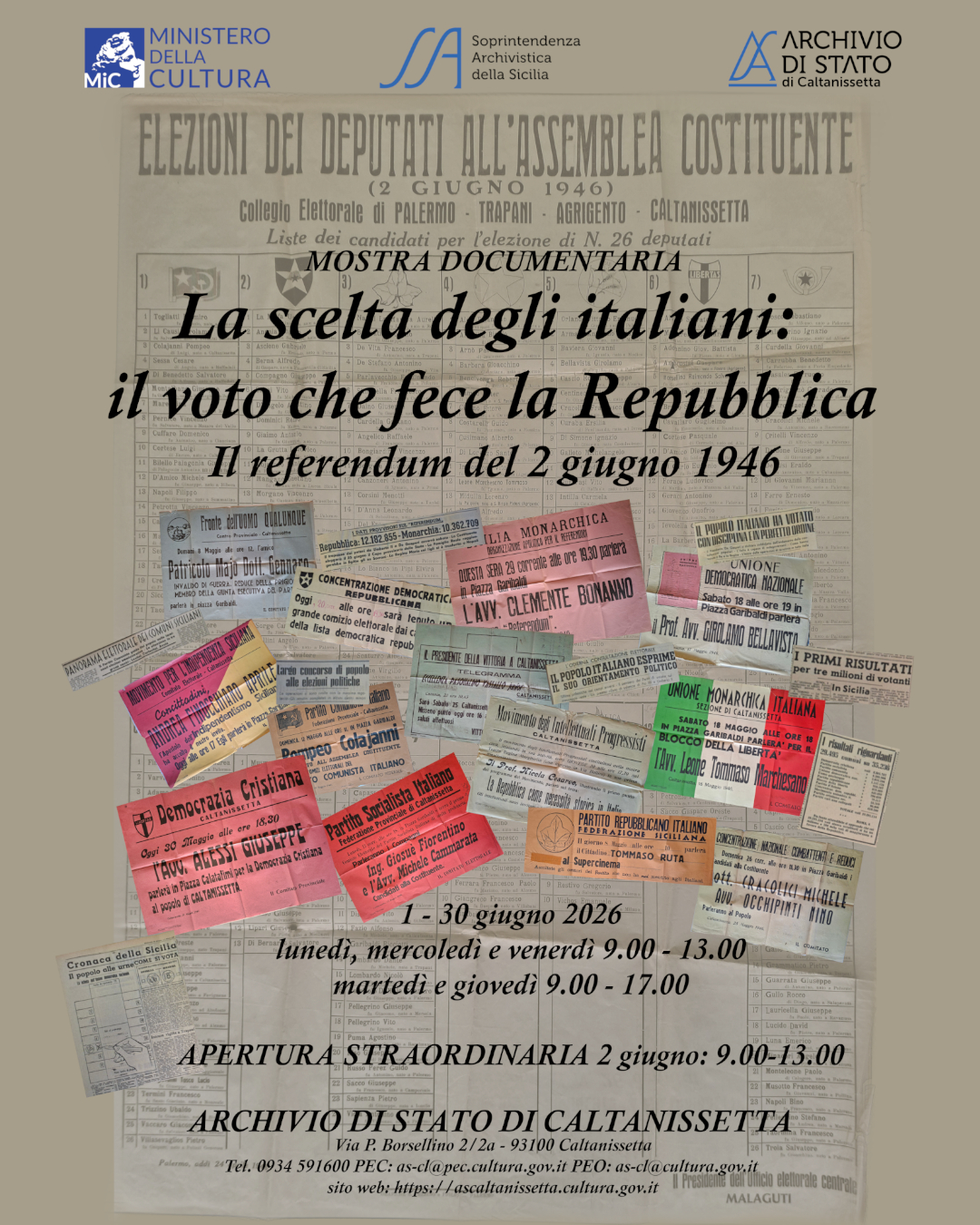 La scelta degli italiani: il voto che fece la Repubblica  Il referendum del 2 giugno 1946